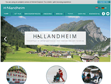 Tablet Screenshot of hollandheim.eu